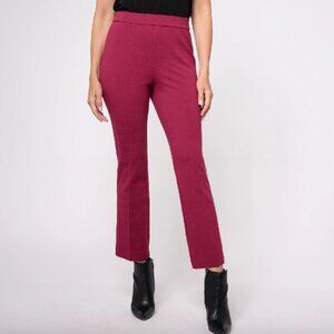 Isaac Mizrahi Printed Ponte Baby Bootcut Ankle Pant , more Sizes a609780